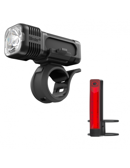 Lampki rowerowe KNOG (zestaw przód i tył) Blinder 400 + Plus Rear Bike Light