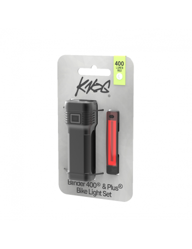 Lampki rowerowe KNOG (zestaw przód i tył) Blinder 400 + Plus Rear Bike Light