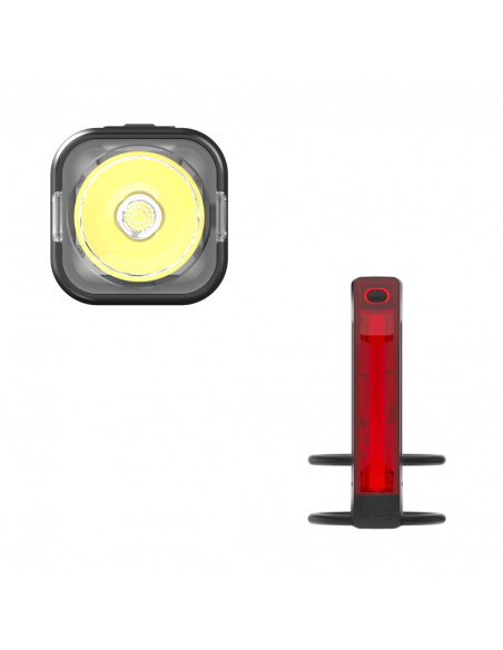 Lampki rowerowe KNOG (zestaw przód i tył) Blinder 400 + Plus Rear Bike Light