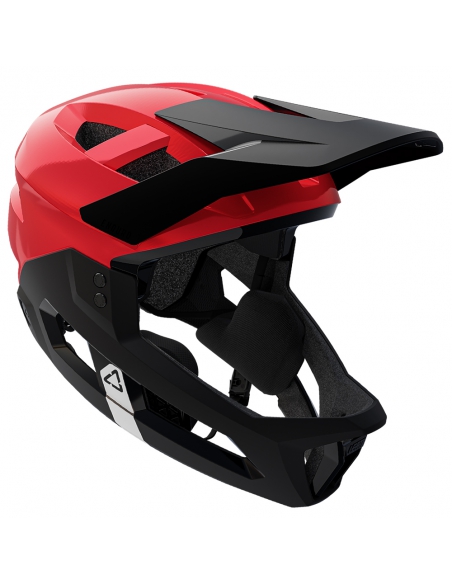 Kask rowerowy full face LEATT MTB Enduro 2.0 Junior Red (odpinana garda)