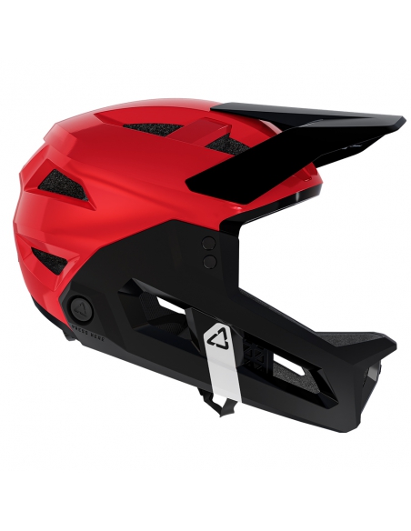 Kask rowerowy full face LEATT MTB Enduro 2.0 Junior Red (odpinana garda)
