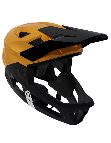 Kask rowerowy full face LEATT MTB Enduro 2.0 Junior Lager Yellow (odpinana garda)