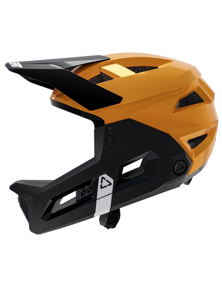 Kask rowerowy full face LEATT MTB Enduro 2.0 Junior Lager Yellow (odpinana garda)