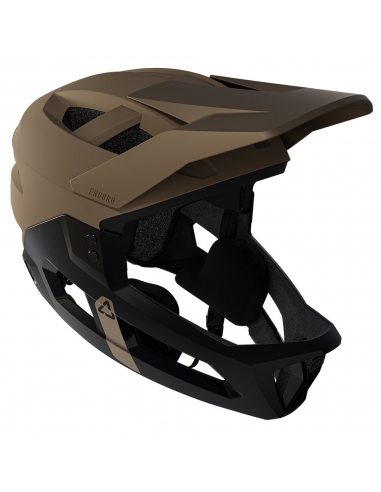 Kask rowerowy full face LEATT MTB Enduro 2.0 Brown (odpinana garda)