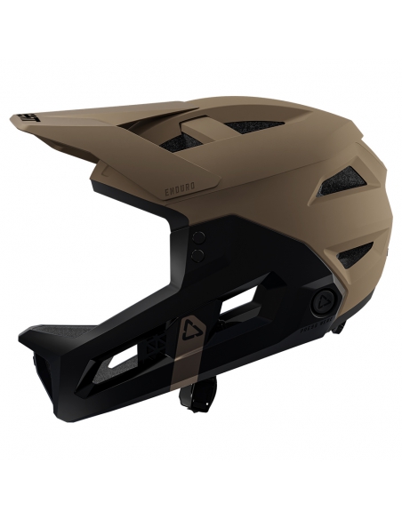 Kask rowerowy full face LEATT MTB Enduro 2.0 Brown (odpinana garda)