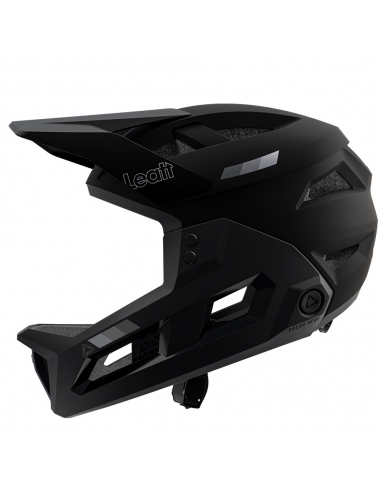 Kask rowerowy full face LEATT MTB Enduro 2.0 Junior Stealth Black/Grey (odpinana garda)