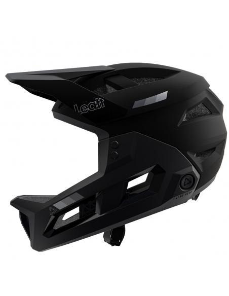 Kask rowerowy full face LEATT MTB Enduro 2.0 Junior Stealth Black/Grey (odpinana garda)