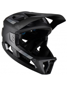 Kask rowerowy full face LEATT MTB Enduro 2.0 Stealth Black/Grey (odpinana garda)