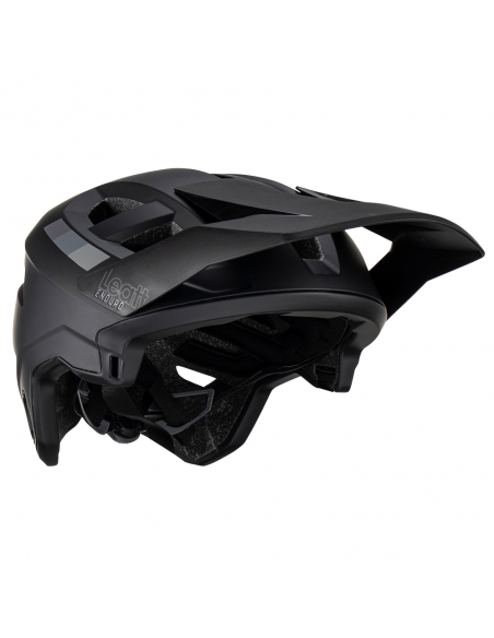 Kask rowerowy full face LEATT MTB Enduro 2.0 Stealth Black/Grey (odpinana garda)