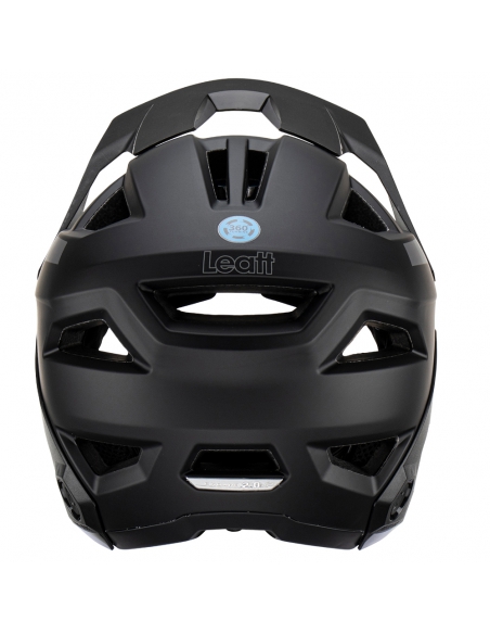 Kask rowerowy full face LEATT MTB Enduro 2.0 Stealth Black/Grey (odpinana garda)