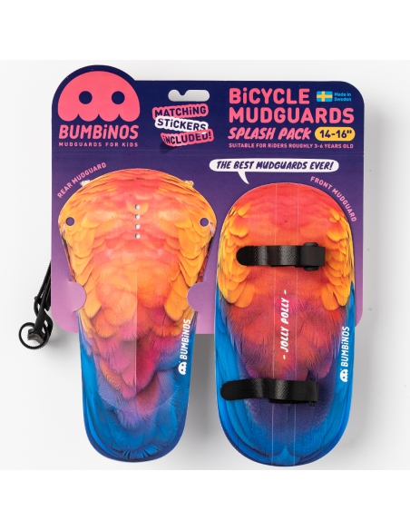 Błotniki rowerowe dziecięce Bumbinos Jolly Polly (komplet przód + tył)