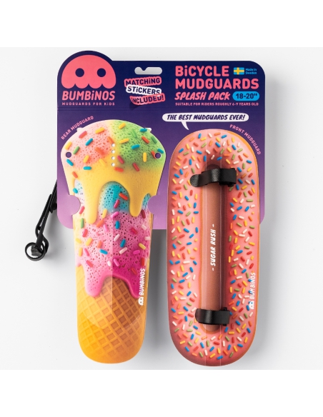 Błotniki rowerowe dziecięce Bumbinos Sugar Rush (komplet przód + tył)