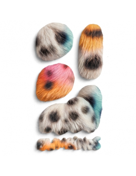 Błotniki rowerowe dziecięce Bumbinos Polka Panther (komplet przód + tył)