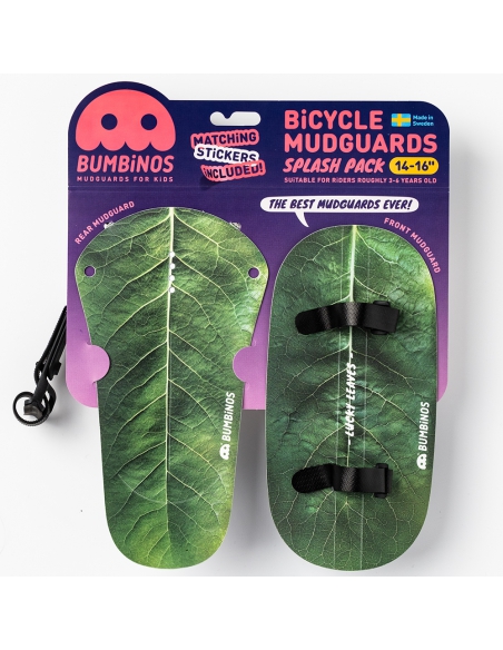 Błotniki rowerowe dziecięce Bumbinos Lucky Leaves (komplet przód + tył)