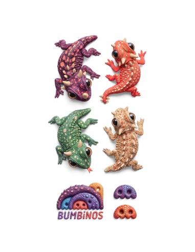Błotniki rowerowe dziecięce Bumbinos Mucky Saurus (komplet przód + tył)