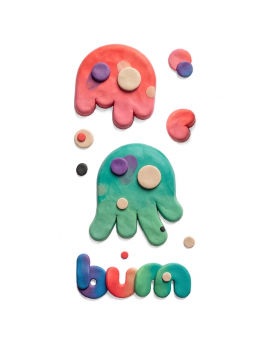 Błotniki rowerowe dziecięce Bumbinos Color Clay (komplet przód + tył)