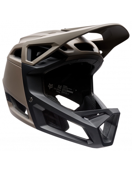 Kask rowerowy full face FOX Junior Proframe Solid MIPS Nutmeg Brown