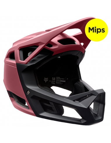 Kask rowerowy full face FOX Junior Proframe Solid MIPS Berry