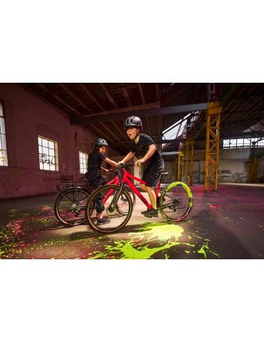 Rower dziecięcy woom 5 EXPLORE Neon Pink (24")...