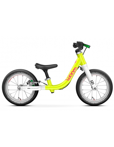 Rowerek biegowy woom 1 GO neon lime (12")...