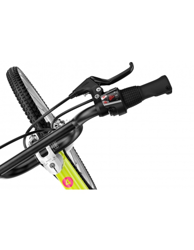 Rower dziecięcy woom 4 GO neon lime (20") limonkowy neonowy [limitowana edycja]