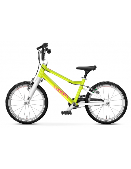 Rower dziecięcy woom 3 GO neon lime (16") limonkowy neonowy [limitowana edycja]