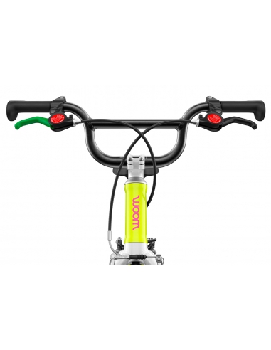 Rower dziecięcy woom 3 GO AUTOMAGIC neon lime (16") limonkowy neonowy [limitowana edycja]