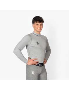 Koszulka męska Anti-Cut DISTON WC 4FIS Stars CORE / Racing Fit Silver