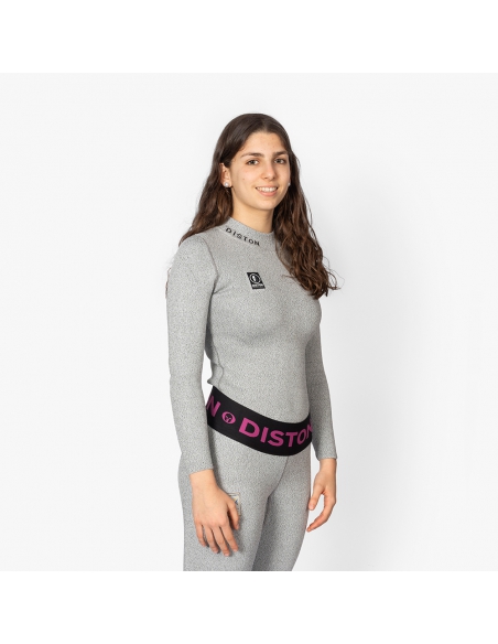 Koszulka damska Anti-Cut DISTON WC 4FIS Stars CORE / Racing Fit Silver