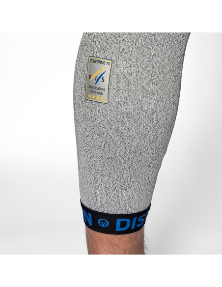Kalesony 3/4 męskie Anti-Cut DISTON WC Men 4FIS Stars CORE / Racing Fit Silver