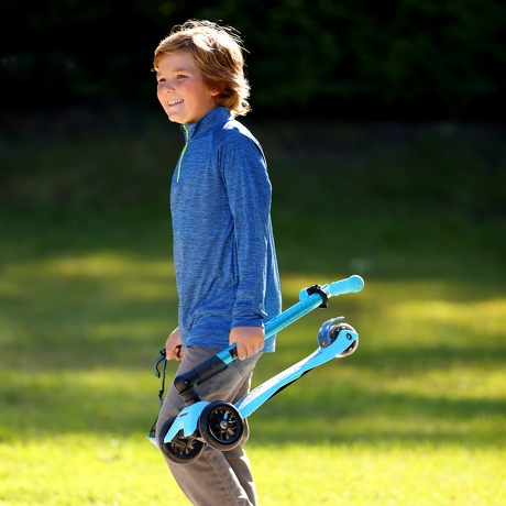 Hulajnoga Maxi Micro Deluxe składana niebieska