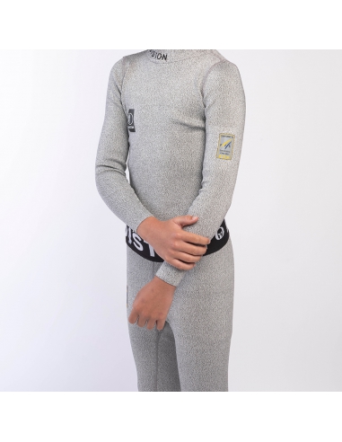 Kalesony dziecięce Anti-Cut DISTON Junior 3FIS Stars Base / Performance Fit Silver