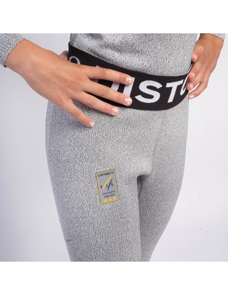 Kalesony dziecięce Anti-Cut DISTON Junior 3FIS Stars Base / Performance Fit Silver