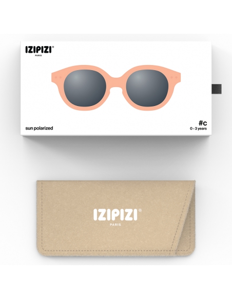 Okulary przeciwsłoneczne dla dzieci IZIPIZI BABY ♯C Apricot Polarized