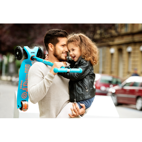 Hulajnoga Maxi Micro Deluxe Caribbean Blue błękitna