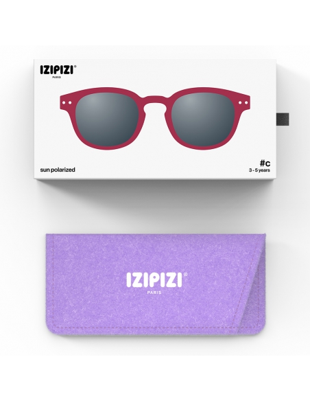 Okulary przeciwsłoneczne dla dzieci IZIPIZI KIDS ♯C Cranberry Polarized