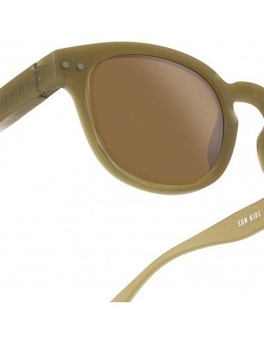 Okulary przeciwsłoneczne dla dzieci IZIPIZI KIDS ♯C Olive Polarized/Brown Lens