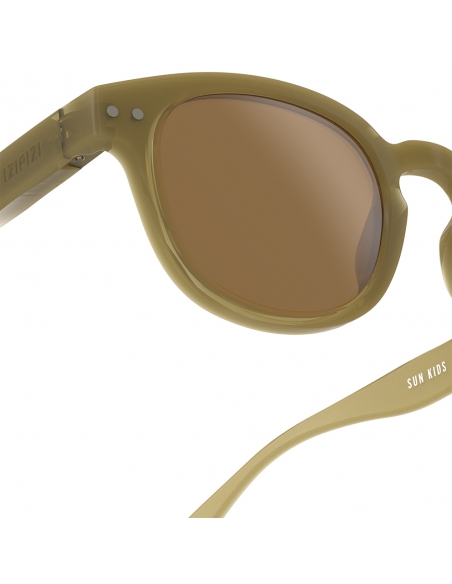 Okulary przeciwsłoneczne dla dzieci IZIPIZI KIDS ♯C Olive Polarized/Brown Lens