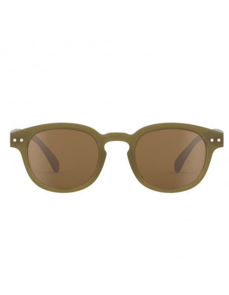 Okulary przeciwsłoneczne dla dzieci IZIPIZI KIDS ♯C Olive Polarized/Brown Lens