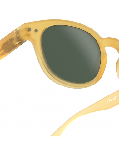 Okulary przeciwsłoneczne dla dzieci IZIPIZI KIDS ♯C Yellow Honey Polarized/Green Lens