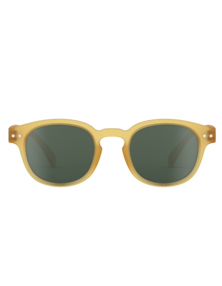 Okulary przeciwsłoneczne dla dzieci IZIPIZI KIDS ♯C Yellow Honey Polarized/Green Lens