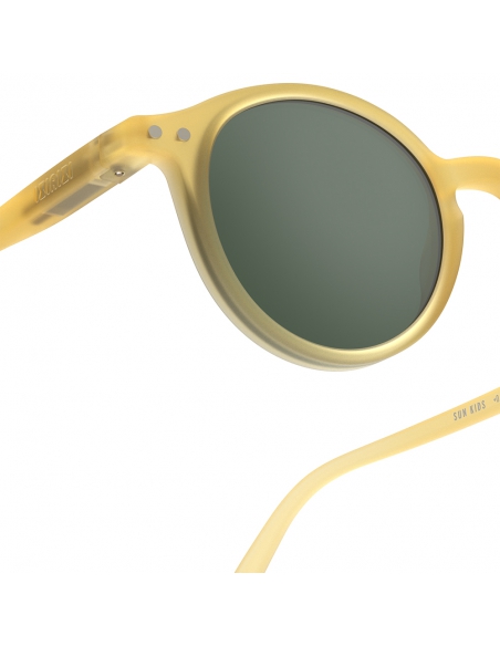 Okulary przeciwsłoneczne dla dzieci IZIPIZI KIDS ♯D Yellow Honey Polarized/Green Lens