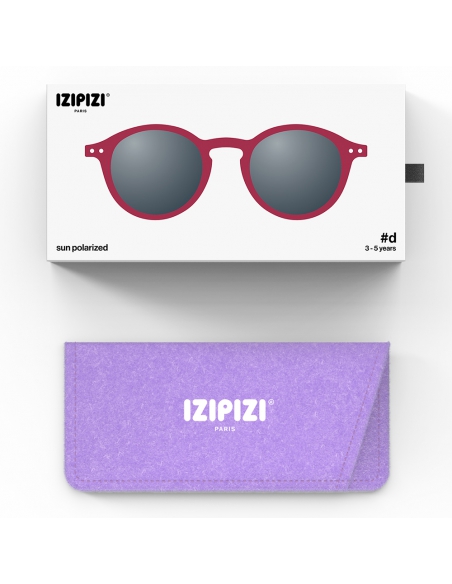 Okulary przeciwsłoneczne dla dzieci IZIPIZI KIDS ♯D Cranberry Polarized
