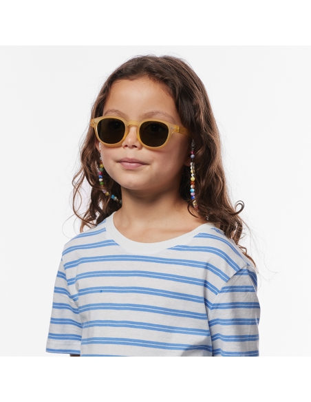 Okulary przeciwsłoneczne dla dzieci IZIPIZI KIDS ♯C Yellow Honey Polarized/Green Lens