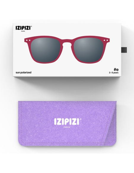 Okulary przeciwsłoneczne dla dzieci IZIPIZI KIDS ♯E Cranberry Polarized