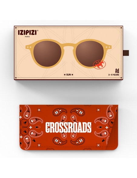 Okulary przeciwsłoneczne dla dzieci IZIPIZI KIDS ♯D Crossroads Golden Canyon/Brown Lens