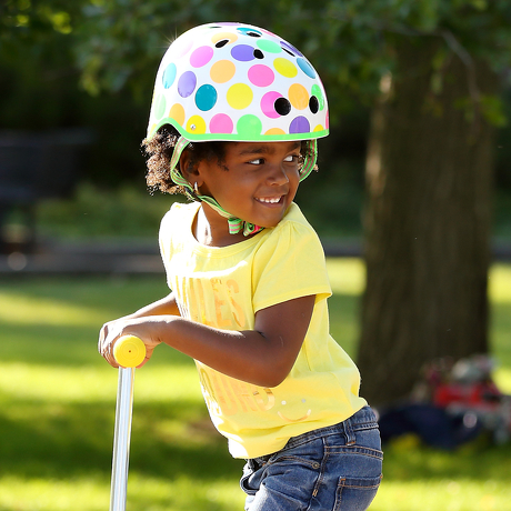 Kask Micro neonowe kropy