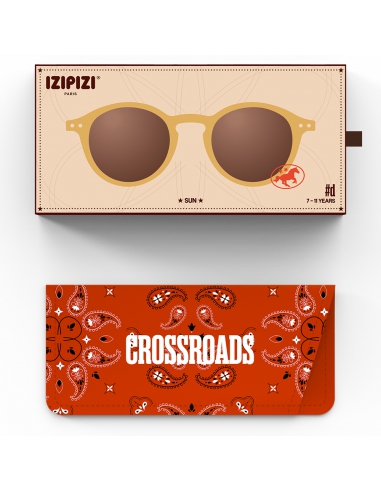 Okulary przeciwsłoneczne dla dzieci IZIPIZI JUNIOR ♯D Crossroads Golden Canyon/Brown Lens