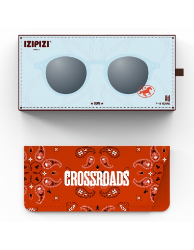 Okulary przeciwsłoneczne dla dzieci IZIPIZI JUNIOR #D CROSSROADS Turquoise Stone [limitowana edycja]