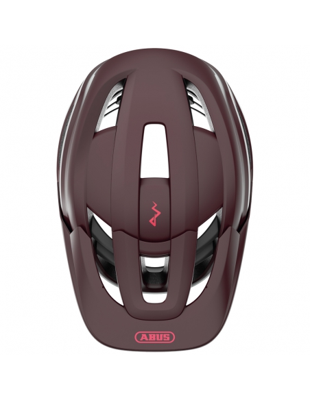 Kask rowerowy ABUS Cliffhanger Wildberry Red
